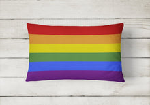 Load image into Gallery viewer, Gay Pride Canvas Fabric Decorative Pillow