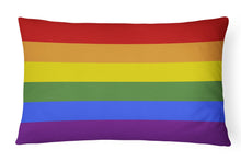 Load image into Gallery viewer, Gay Pride Canvas Fabric Decorative Pillow