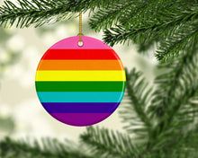 Load image into Gallery viewer, Gay Pride before 1978 Ceramic Ornament