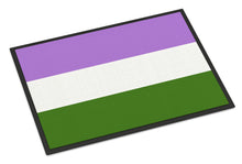 Load image into Gallery viewer, Genderqueer Pride Doormat - 24x36 Decorative Floor Mat – Indoor/Outdoor Rug with Artistic Flair