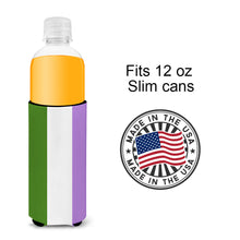 Load image into Gallery viewer, Genderqueer Pride  Hugger for slim cans
