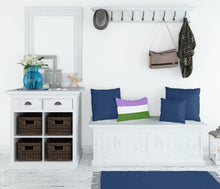 Load image into Gallery viewer, Genderqueer Pride Canvas Fabric Decorative Pillow