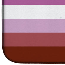 Load image into Gallery viewer, Lesbian Pride Dish Drying Mat – Absorbent, Artistic Kitchen Essentials