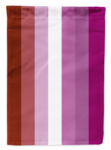 Load image into Gallery viewer, Lesbian Pride Garden Flag – LGBTQ+ Inclusive Outdoor Yard Decor