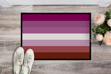 Load image into Gallery viewer, Lesbian Pride Doormat - 18x27 Decorative Floor Mat – Indoor/Outdoor Rug with Artistic Flair