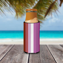 Load image into Gallery viewer, Lesbian Pride  Hugger for slim cans