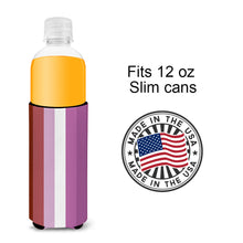 Load image into Gallery viewer, Lesbian Pride  Hugger for slim cans