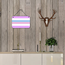 Load image into Gallery viewer, Bigender Pride Wall or Door Hanging Prints