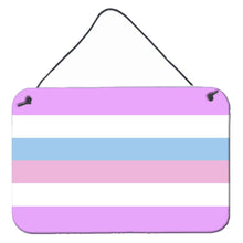 Load image into Gallery viewer, Bigender Pride Wall or Door Hanging Prints