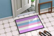 Load image into Gallery viewer, Bigender Pride Doormat - 24x36 Decorative Floor Mat – Indoor/Outdoor Rug with Artistic Flair