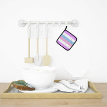 Load image into Gallery viewer, Bigender Pride Pot Holders - Set of 2 - Heat-Resistant Kitchen Essentials