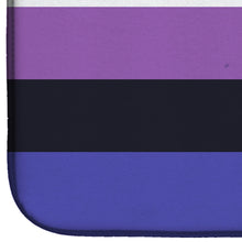 Load image into Gallery viewer, Genderfluid Pride Dish Drying Mat – Absorbent, Artistic Kitchen Essentials