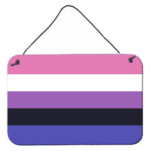 Load image into Gallery viewer, Genderfluid Pride Wall or Door Hanging Prints