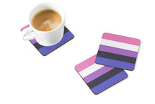 Load image into Gallery viewer, Genderfluid Pride Foam Coaster