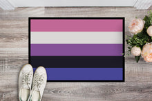 Load image into Gallery viewer, Genderfluid Pride Doormat - 18x27 Decorative Floor Mat – Indoor/Outdoor Rug with Artistic Flair