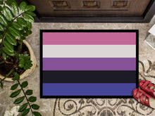 Load image into Gallery viewer, Genderfluid Pride Doormat - 18x27 Decorative Floor Mat – Indoor/Outdoor Rug with Artistic Flair