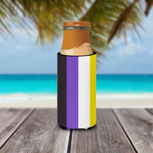 Load image into Gallery viewer, Nonbinary Pride  Hugger for slim cans