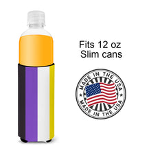 Load image into Gallery viewer, Nonbinary Pride  Hugger for slim cans