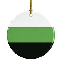 Load image into Gallery viewer, Neutrois Pride Ceramic Ornament