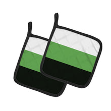 Load image into Gallery viewer, Neutrois Pride Pot Holders - Set of 2 - Heat-Resistant Kitchen Essentials