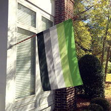 Load image into Gallery viewer, Aronmantic Pride Flag Canvas House Size
