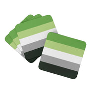 Load image into Gallery viewer, Aronmantic Pride Foam Coaster