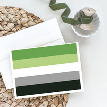 Load image into Gallery viewer, Aronmantic Pride Greeting Cards -  Blank Note Cards – 8-Pack of Artist-Designed Cards with Envelopes