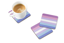 Load image into Gallery viewer, Bigender Pride Foam Coaster