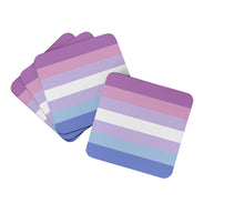 Load image into Gallery viewer, Bigender Pride Foam Coaster