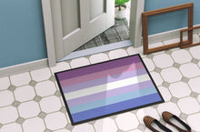 Load image into Gallery viewer, Bigender Pride Doormat - 18x27 Decorative Floor Mat – Indoor/Outdoor Rug with Artistic Flair