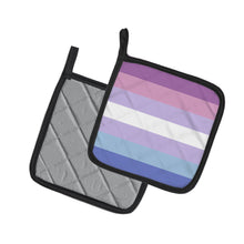 Load image into Gallery viewer, Bigender Pride Pot Holders - Set of 2 - Heat-Resistant Kitchen Essentials
