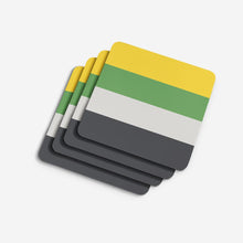 Load image into Gallery viewer, Skiliosexual Pride Foam Coaster