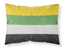 Load image into Gallery viewer, Skiliosexual Pride Fabric Standard Pillowcase – Artistic Decorative Front, White Back