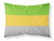 Load image into Gallery viewer, Lithromantic Pride Fabric Standard Pillowcase – Artistic Decorative Front, White Back