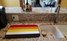 Load image into Gallery viewer, Lithsexual Pride Dish Drying Mat – Absorbent, Artistic Kitchen Essentials