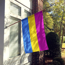 Load image into Gallery viewer, Pansexual Pride Flag Canvas House Size