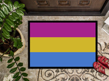 Load image into Gallery viewer, Pansexual Pride Doormat - 18x27 Decorative Floor Mat – Indoor/Outdoor Rug with Artistic Flair