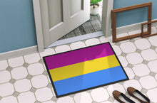 Load image into Gallery viewer, Pansexual Pride Doormat - 18x27 Decorative Floor Mat – Indoor/Outdoor Rug with Artistic Flair