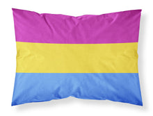 Load image into Gallery viewer, Pansexual Pride Fabric Standard Pillowcase – Artistic Decorative Front, White Back