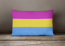 Load image into Gallery viewer, Pansexual Pride Canvas Fabric Decorative Pillow