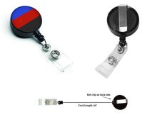 Load image into Gallery viewer, Polyamorous Pride Retractable Badge Reel