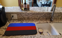 Load image into Gallery viewer, Polyamorous Pride Dish Drying Mat – Absorbent, Artistic Kitchen Essentials