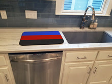 Load image into Gallery viewer, Polyamorous Pride Dish Drying Mat – Absorbent, Artistic Kitchen Essentials