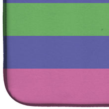 Load image into Gallery viewer, Trigender Pride Dish Drying Mat – Absorbent, Artistic Kitchen Essentials