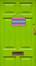 Load image into Gallery viewer, Trigender Pride Wall or Door Hanging Prints