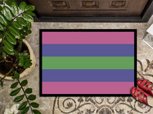 Load image into Gallery viewer, Trigender Pride Doormat - 24x36 Decorative Floor Mat – Indoor/Outdoor Rug with Artistic Flair