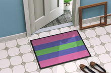 Load image into Gallery viewer, Trigender Pride Doormat - 24x36 Decorative Floor Mat – Indoor/Outdoor Rug with Artistic Flair