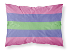 Load image into Gallery viewer, Trigender Pride Fabric Standard Pillowcase – Artistic Decorative Front, White Back