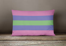 Load image into Gallery viewer, Trigender Pride Canvas Fabric Decorative Pillow