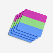 Load image into Gallery viewer, Polisexual Pride Foam Coaster